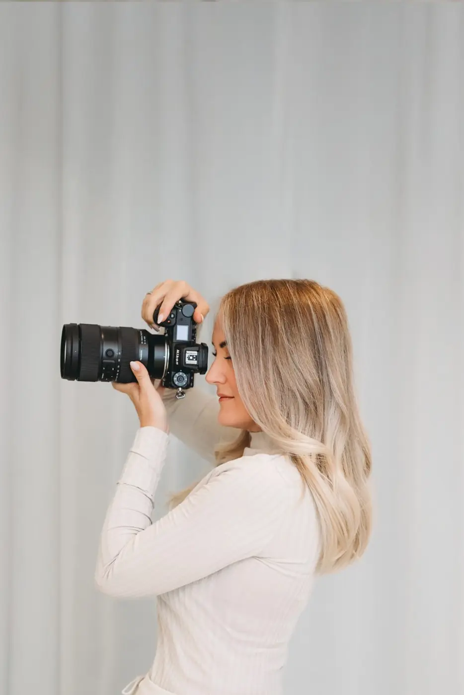 Cordelia beim Fotografieren
